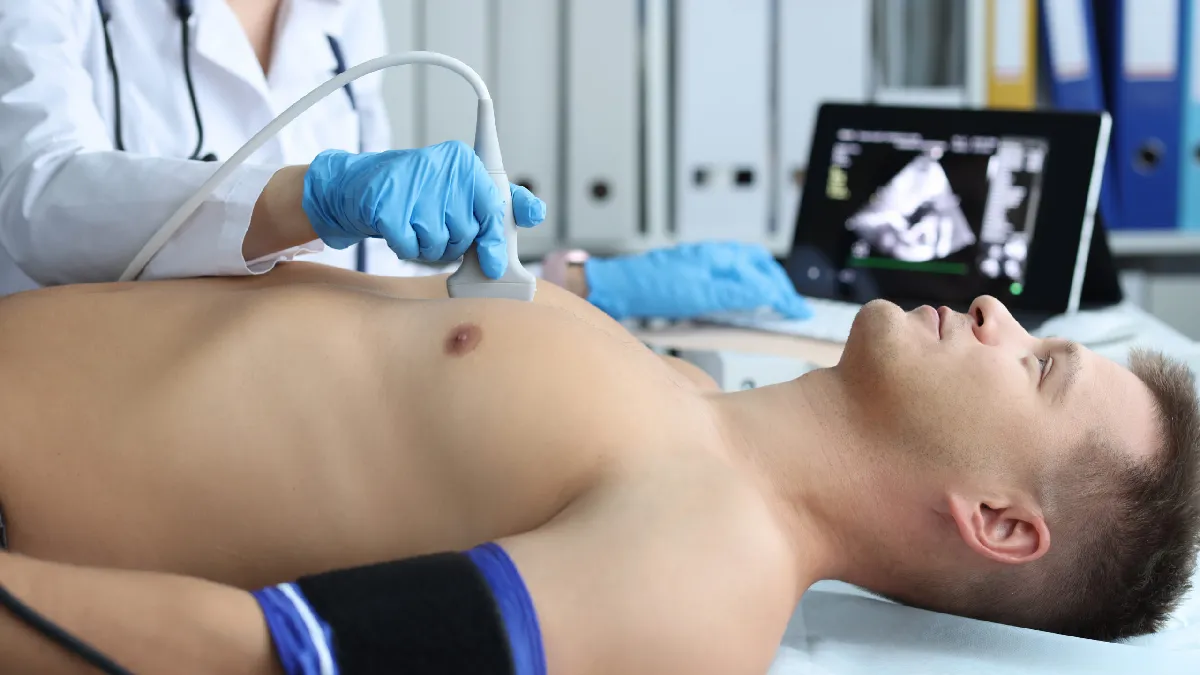 Ecocardiograma realizado na clínica Acesso Saúde em Dourados MS para avaliação completa do coração